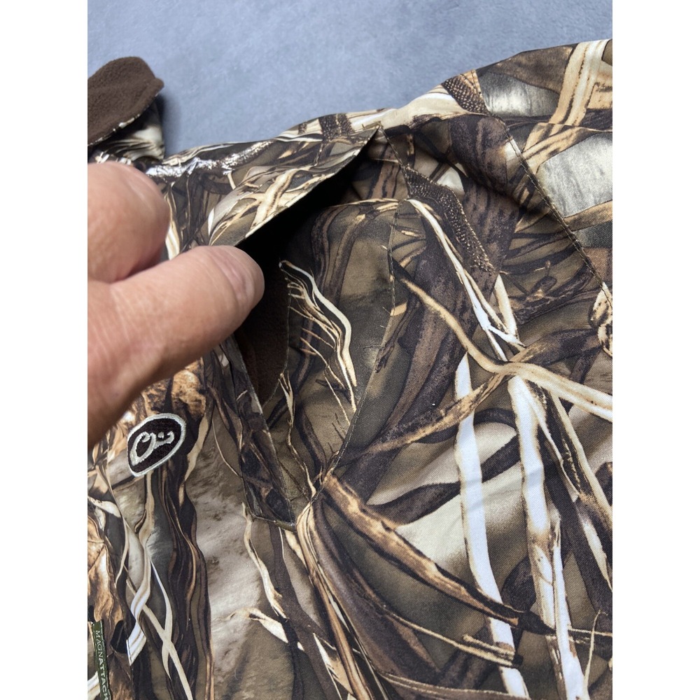 Drake Jacket Mens XL Camo Hunting Duck Advantage Max‎ 4D Fleece - Picture 13 of 16